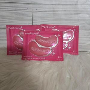 MediCube Collagen Jelly Eye Mask - Pink 3 pieces
